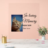 In loving memory memorial keepsake voeg huisdier n acryl bord (Huwelijk)