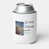 In loving memory memorial keepsake voeg huisdier n blikjeskoeler (Blikje Achterkant)