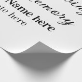 In loving memory memorial keepsake voeg huisdier n cadeaupapier (Hoek)