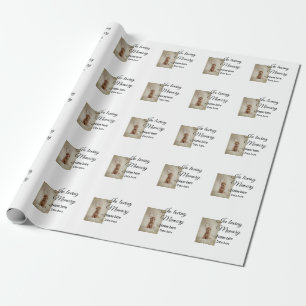 In loving memory memorial keepsake voeg huisdier n cadeaupapier