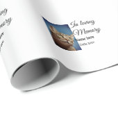 In loving memory memorial keepsake voeg huisdier n cadeaupapier (Rol Hoek)