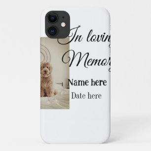 In loving memory memorial keepsake voeg huisdier n Case-Mate iPhone case