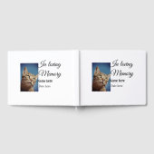 In loving memory memorial keepsake voeg huisdier n gastenboek (Volledig)