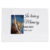 In loving memory memorial keepsake voeg huisdier n groot cadeauzakje (Achterkant)