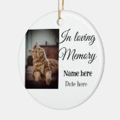 In loving memory memorial keepsake voeg huisdier n keramisch ornament (Links)