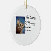 In loving memory memorial keepsake voeg huisdier n keramisch ornament (Rechts)