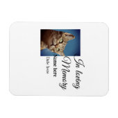 In loving memory memorial keepsake voeg huisdier n magneet (Horizontaal)