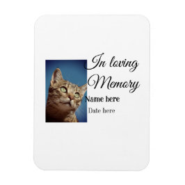 In loving memory memorial keepsake voeg huisdier n magneet