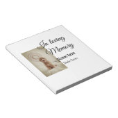 In loving memory memorial keepsake voeg huisdier n notitieblok (Schuin)