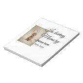 In loving memory memorial keepsake voeg huisdier n notitieblok (Linkerzijde)