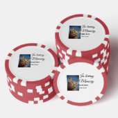 In loving memory memorial keepsake voeg huisdier n poker chips (Opstapeling)