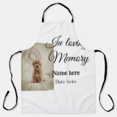 In loving memory memorial keepsake voeg huisdier n schort (Voorkant)