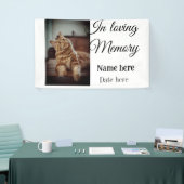In loving memory memorial keepsake voeg huisdier n spandoek (Beurs)