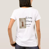 In loving memory memorial keepsake voeg huisdier n t-shirt (Achterkant)