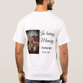 In loving memory memorial keepsake voeg huisdier n t-shirt (Achterkant)