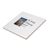 In loving memory memorial keepsake voeg huisdier n tegeltje (Zijkant)
