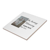 In loving memory memorial keepsake voeg huisdier n tegeltje (Zijkant)