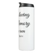 In loving memory memorial keepsake voeg huisdier n thermosbeker (Geroteerd rechts)