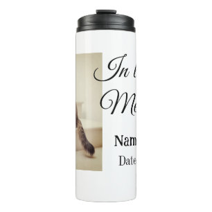 In loving memory memorial keepsake voeg huisdier n thermosbeker