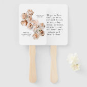 In Loving Memory Memorial Modern 10 foto's Handwaaier (Voorkant en achterkant)