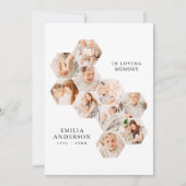 In Loving Memory Memorial Modern 10 foto's Kaart (Voorkant)