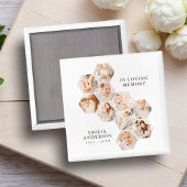 In Loving Memory Memorial Modern 10 foto's Magneet