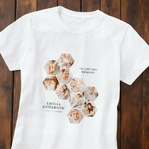 In Loving Memory Memorial Modern 10 foto's T-shirt