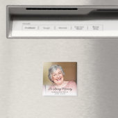 In Loving Memory Memorial Photo Funeral Keepsake Magneet (Insitu (Vaatwasser))