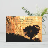 In Loving Memory Memorial Service, Lone Tree Kaart (Staand voorkant)