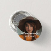 In loving memory Memorial Tribute Funeral Ronde Button 3,2 Cm (Voorkant /achterkant)