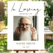In Loving Memory, Minimalist Photo for Grandpa Poster