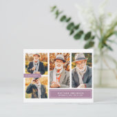 In Loving Memory Moderne Kleur Multi Foto Briefkaart (Staand voorkant)
