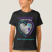 In Loving Memory Moeder zelfmoord bewustzijnspreve T-shirt (Voorkant)