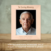 In Loving Memory Naam Datums Gegraveerde Lijstjes