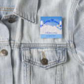 In Loving Memory of.._Button Vierkante Button 5,1 Cm (In situ)