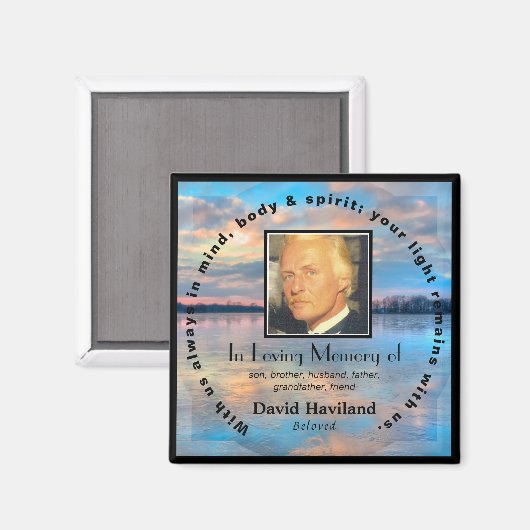 In Loving Memory of Magnet HAMbyWG (Voorkant / Achterkant)