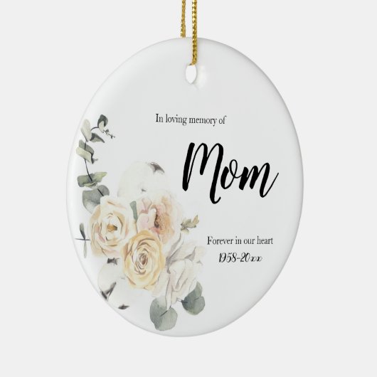 In Loving Memory of Mam Ornament Gifts (Rechts)
