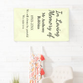 In Loving memory of name funeral memory keepsake Spandoek (Insitu)
