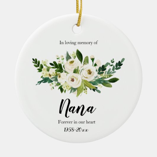 In Loving Memory of Nana Ornament Gifts (Voorkant)