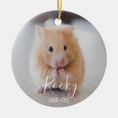 In Loving Memory of Pet, hond cat, kip, hamster Keramisch Ornament (Voorkant)