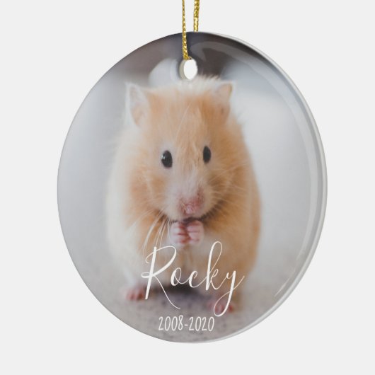 In Loving Memory of Pet, hondenkat, kip, hamster Keramisch Ornament (Links)