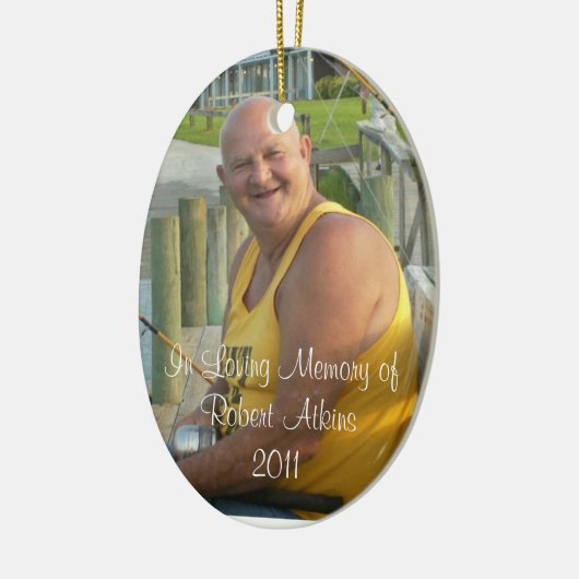 In Loving Memory of Robert Atkins Ornament (Links)