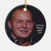 In Loving Memory of the J.D. Keramisch Ornament (Voorkant)