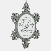 In Loving Memory Ornament aandenken (Links)