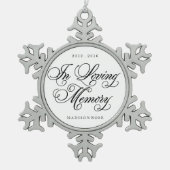 In Loving Memory Ornament Keepomwille (Voorkant)