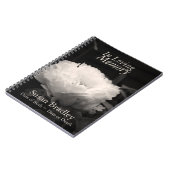 In Loving Memory Peony Funeral Notitieboek (Linkerzijde)