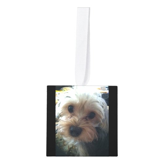 In Loving Memory Personaliseer het verlies van hui Kubus Ornament (Voorkant)