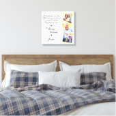 In Loving Memory Personalized 3 Foto Memorial Canvas Afdruk (Insitu (Slaapkamer))