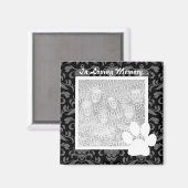 In Loving Memory PET fotomagneet Magneet (Voorkant / Achterkant)