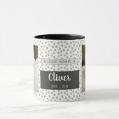 In Loving Memory Pet Memorial Mok Grijze pootafdru (Midden)